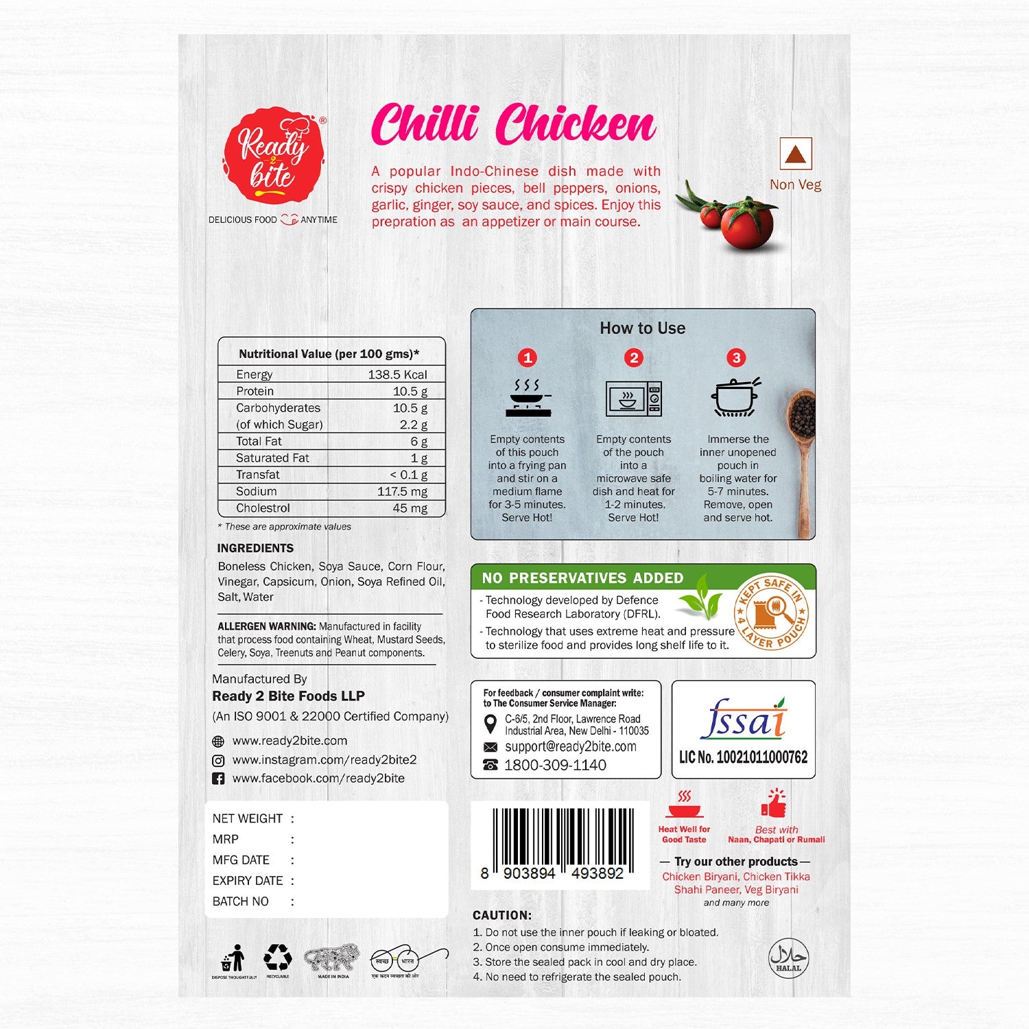 Chilli Chicken